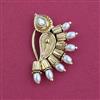 Antique Pressing Nose Ring With Matte Gold Plating