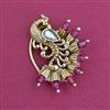 Antique Pressing Nose Ring With Matte Gold Plating