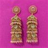 Antique Jhumki With Gold Plating