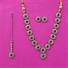 Antique Classic Necklace Set With Mehndi Plating