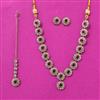 Antique Classic Necklace Set With Mehndi Plating