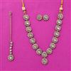 Antique Classic Necklace Set With Mehndi Plating