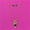 Antique Classic Pendant Set With Gold Plating