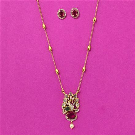 Antique Classic Pendant Set With Gold Plating