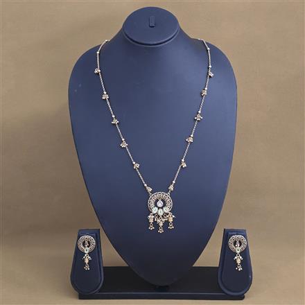 Antique Classic Pendant Set With Gold Plating