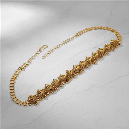 Antique Temple Belt With Gold Plating