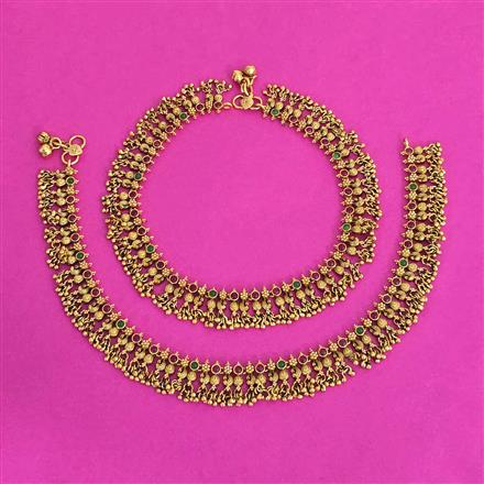 Antique Classic Payal With Gold Plating