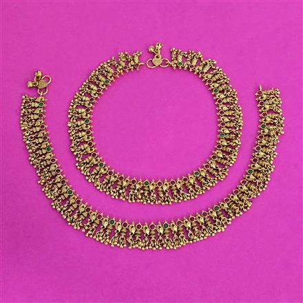 Antique Classic Payal With Gold Plating