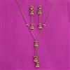 Antiquemoti Mala Necklace Set With Gold Plating