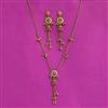 Antique Moti Pendant Set With Gold Plating