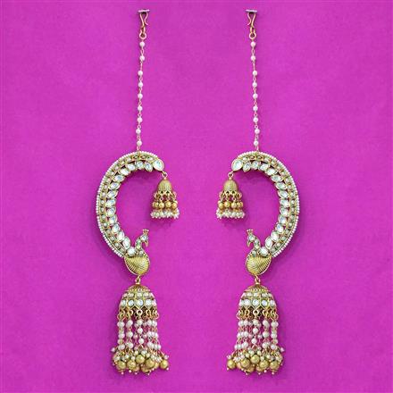 Antique Earcuff With Gold Plating