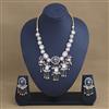 Antique Classic Necklace Set With Mehndi Plating
