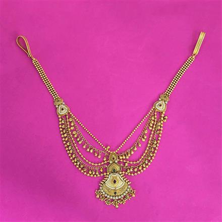 Antique Classic Belt With Matte Gold Plating