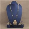 Antique Long Necklace Set With Gold Plating