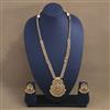 Antique Long Necklace Set With Gold Plating