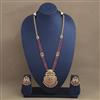 Antique Long Necklace Set With Gold Plating