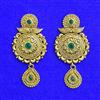 Antique Classic Earring With Matte Gold Plating