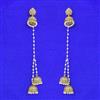 Antique Jhumki With Matte Gold Plating