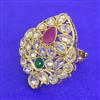 Antique Adjustable Ring With Gold Plating