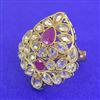 Antique Adjustable Ring With Gold Plating
