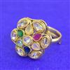 Antique Adjustable Ring With Gold Plating