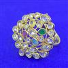 Antique Adjustable Ring With Gold Plating