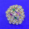 Antique Adjustable Ring With Gold Plating