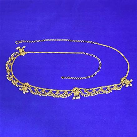 Antique Moti Belt With Gold Plating