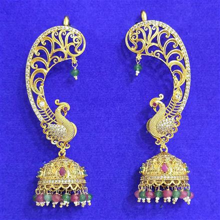 Antique Earcuff With Gold Plating
