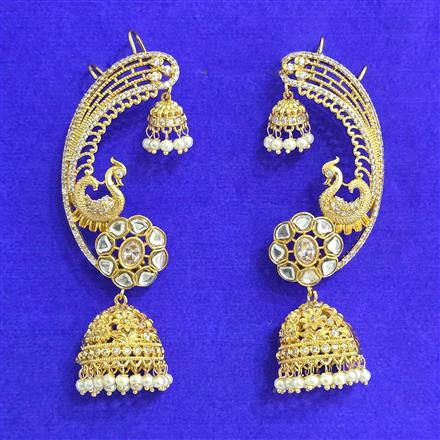 Antique Earcuff With Gold Plating