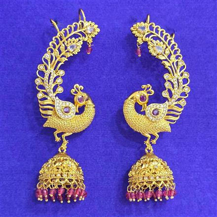 Antique Earcuff With Gold Plating
