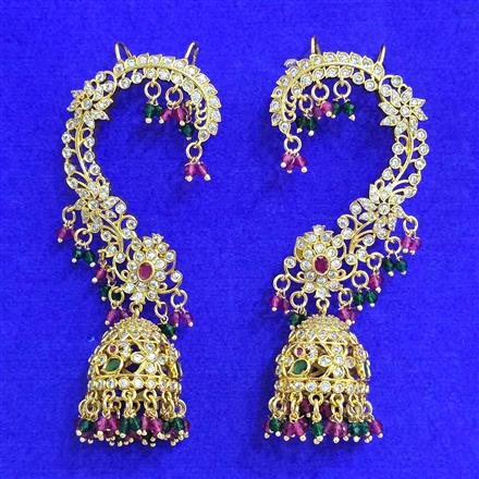 Antique Earcuff With Gold Plating
