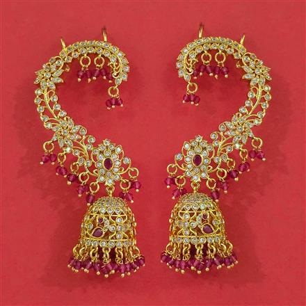 Antique Earcuff With Gold Plating