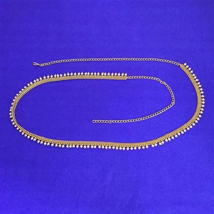 Antique Moti Belt With Gold Plating