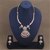 Antique Moti Necklace Set With Gold Plating