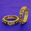 Antique Classic Bangles With Matte Gold Plating