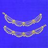 Antique Moti Payal With Gold Plating