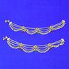 Antique Moti Payal With Gold Plating
