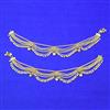 Antique Moti Payal With Gold Plating