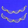 Antique Moti Payal With Gold Plating