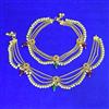Antique Moti Payal With Gold Plating