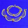 Antique Moti Payal With Gold Plating