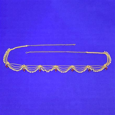 Antique Moti Belt With Gold Plating