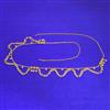 Antique Moti Belt With Gold Plating