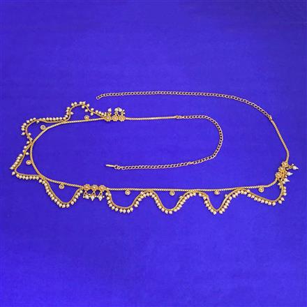 Antique Moti Belt With Gold Plating