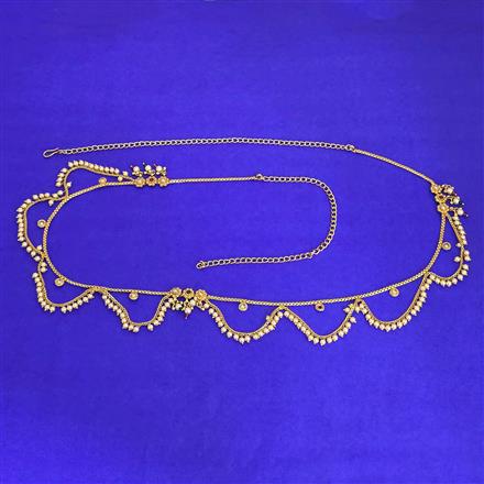 Antique Moti Belt With Gold Plating