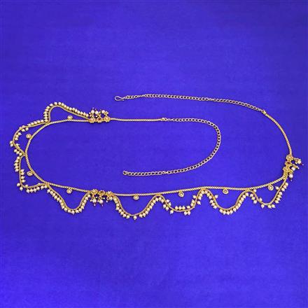 Antique Moti Belt With Gold Plating