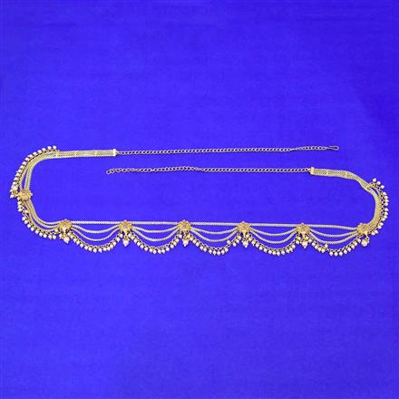 Antique Moti Belt With Gold Plating