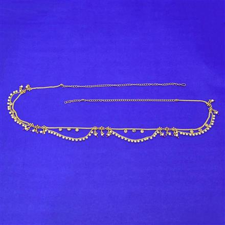 Antique Moti Belt With Gold Plating