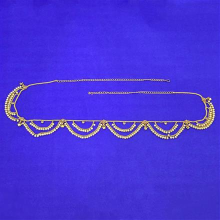 Antique Moti Belt With Gold Plating